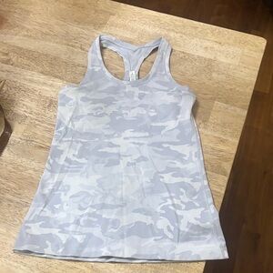lululemon athletica Gray Camo Tank Top